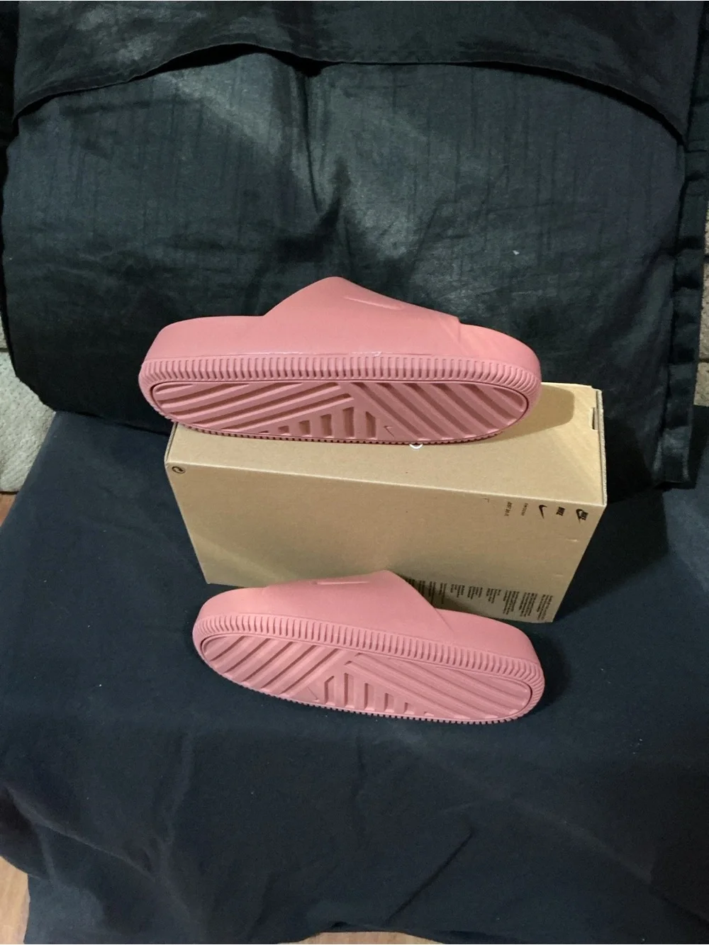 Nike Women's Slide Sandals in Dusty Pink Slides Nike Calm Slide sz 9 new